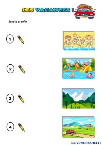 Les vacances