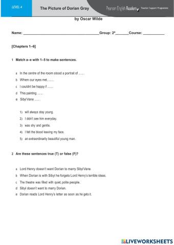 The picture of Dorian Gray