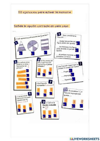 Repaso de fracciones