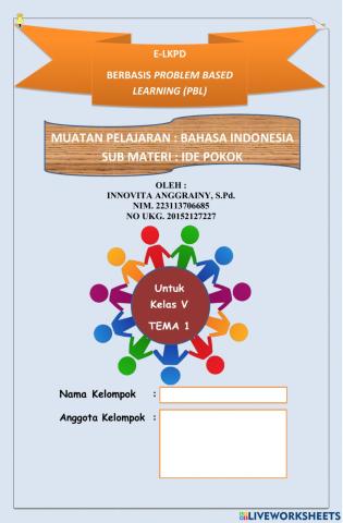 LKPD Pertemuan 2 Ide Pokok