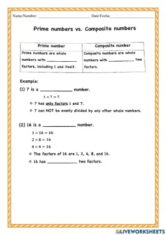 WCMFR-Prime vs Composite Numbers