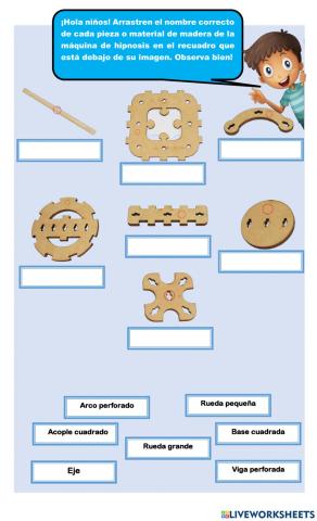 Materiales Máquina de hipnosis