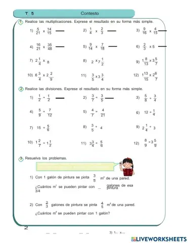 Repaso de fracciones