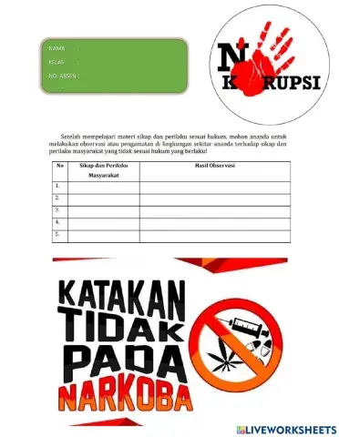 Sikap yang sesuai dengan hukum