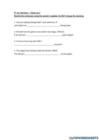 5- Revision check up 3