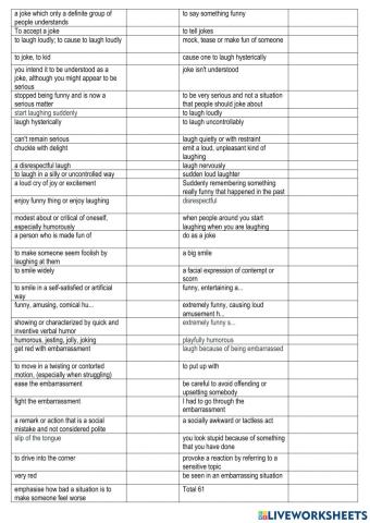 Humour-embarrassment