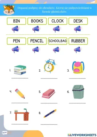 IWS unit 1 school objects