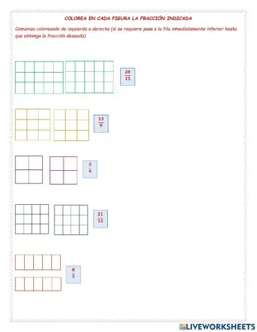 Reconocer fracciones