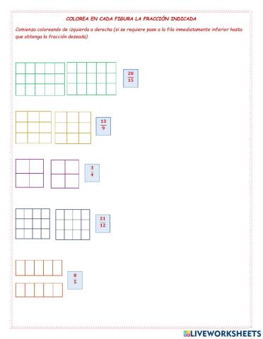 Reconocer fracciones