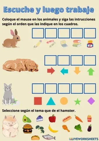 Seguimiento de instrucciones orales