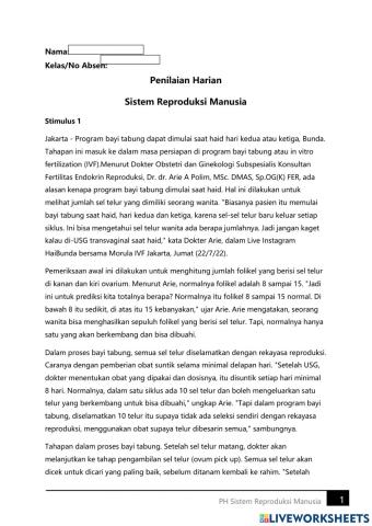 PH Sistem Reproduksi 9A