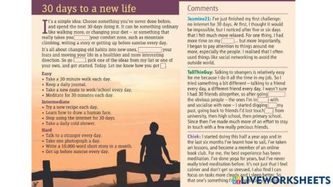 Try something new for 30 days