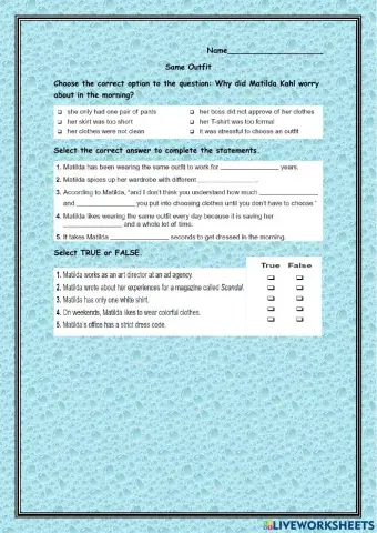 Listening comprehension