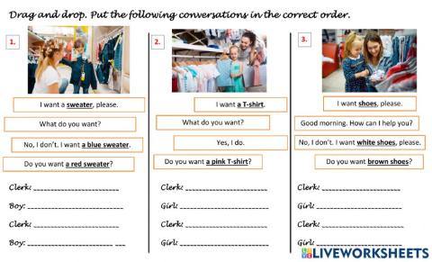 Clothes - What do you want?