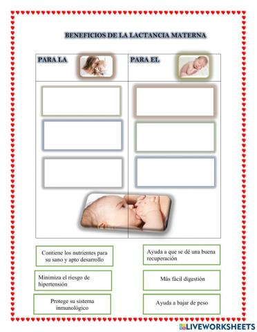 Beneficios de la lactancia materna