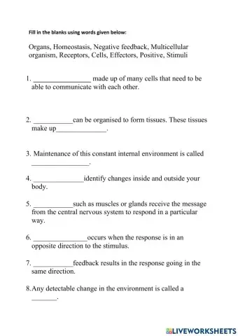 Stimulus Response Model