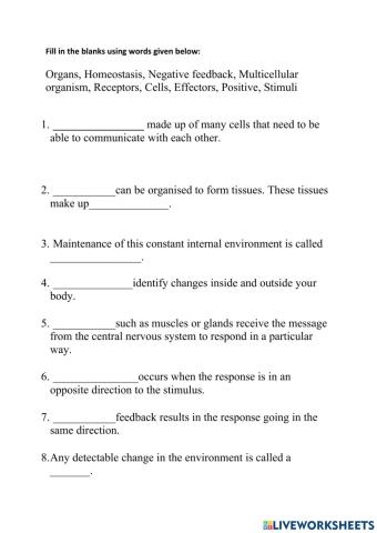 Stimulus Response Model