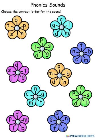 Phonics Sound Flower