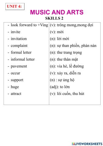English 7- unit 4- skills 2
