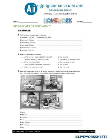 WL2-4th Edition-Unit 8A-HW3