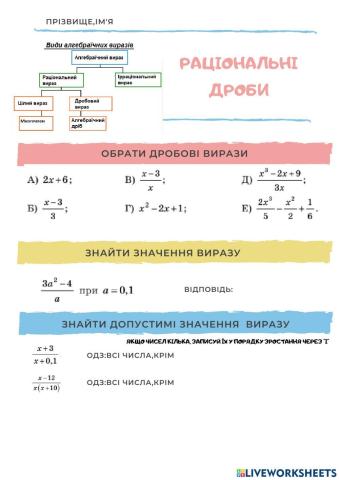 Раціональні дроби