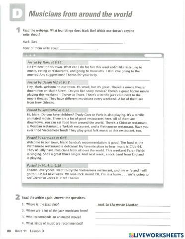 Mien Unit 11 Lesson D
