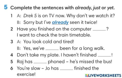 Wider World 2 - Unit 9 - Present Perfect with yet-just-already