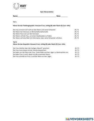 Hörverstehen Dt4 Teil2