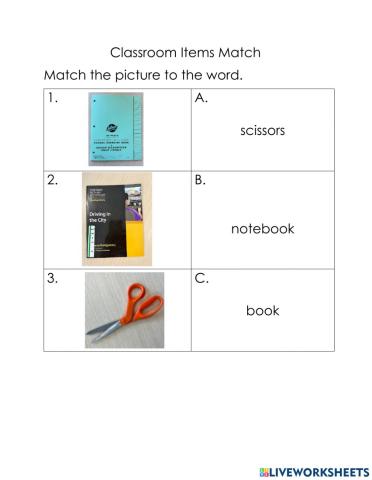 Classroom Items