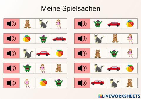 Meine Spielsachen