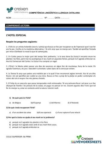 Adaptació l'hotel especial