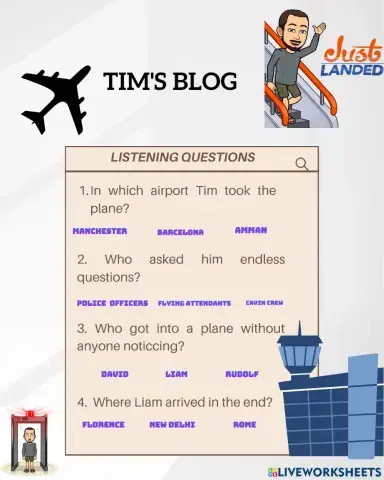 Traveling is great. Listening: Tim's blog