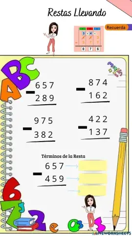 Restas llevando tarea 1