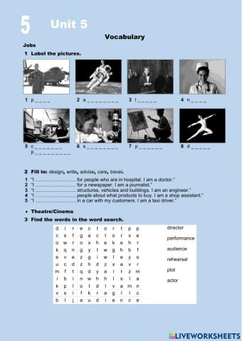 Jobs (vocabulary test)