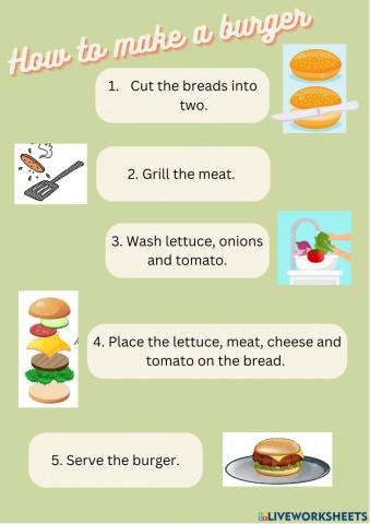 How to make a burger