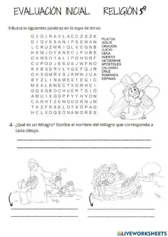 Evaluacion inicial 5º