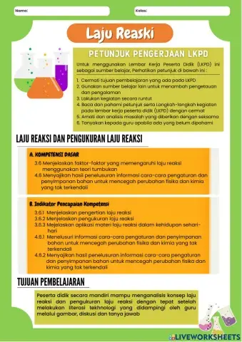 LKPD Laju Reaksi