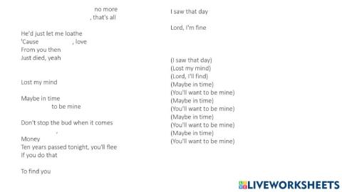 El mañana gorillaz lyrics