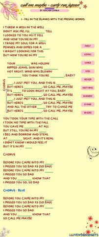 Call Me Maybe - Carly Rae Jepsen