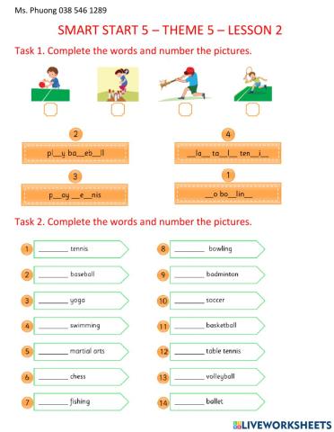 Smart 5 - theme 5 - lesson 2