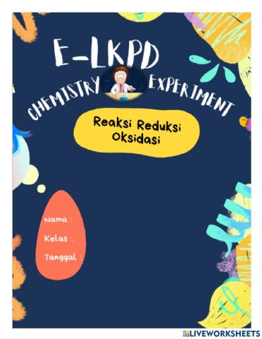 Percobaan reaksi redoks