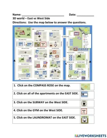 3d world east vs west side level 2