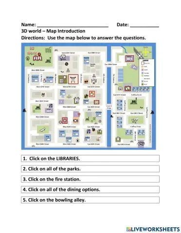 3d world map intro level 1