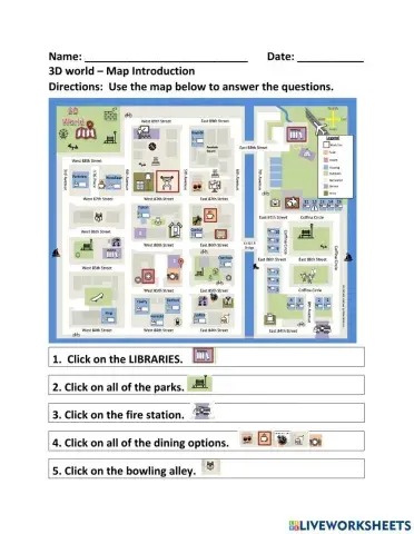3d world map intro level 2