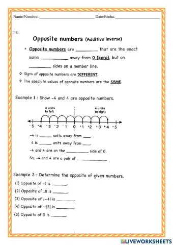 WCMFR Opposite Numbers