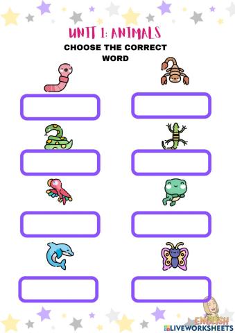 Choose the word open up 3 unit 1