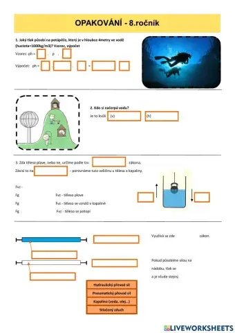 Fyzika - 8. ročník (rychlé opakování)
