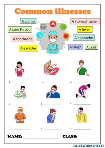 Common Illnesses Color