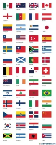 Banderas y nacionalidades