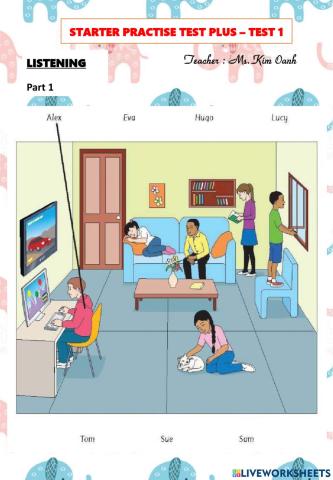 Starter Practise Test Plus Test 1